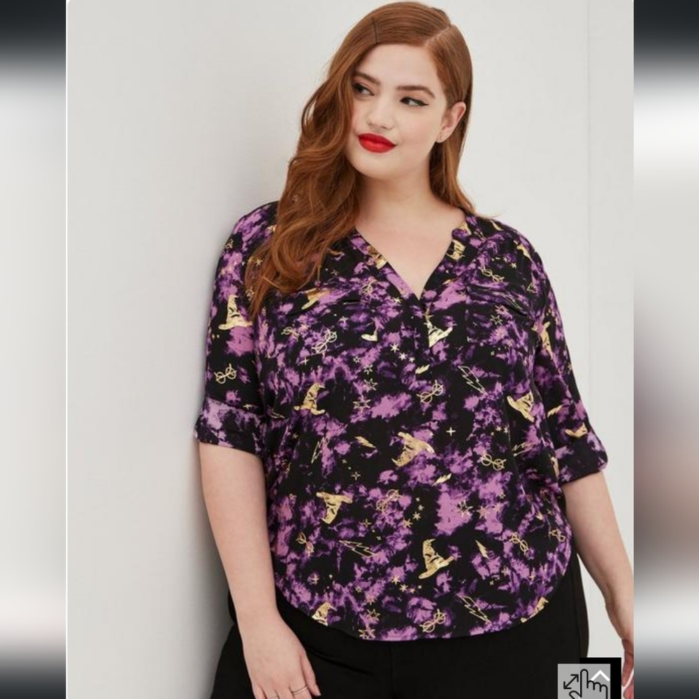 NWT Torrid Harry Potter galaxy icons top